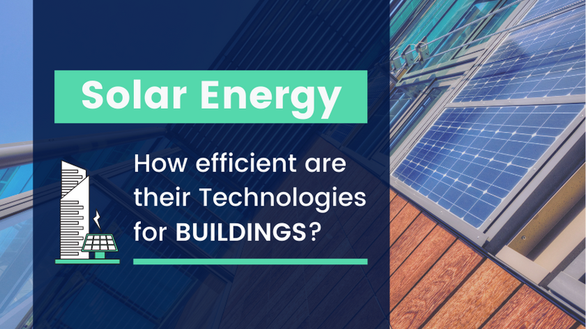 Solar energy technologies for buildings