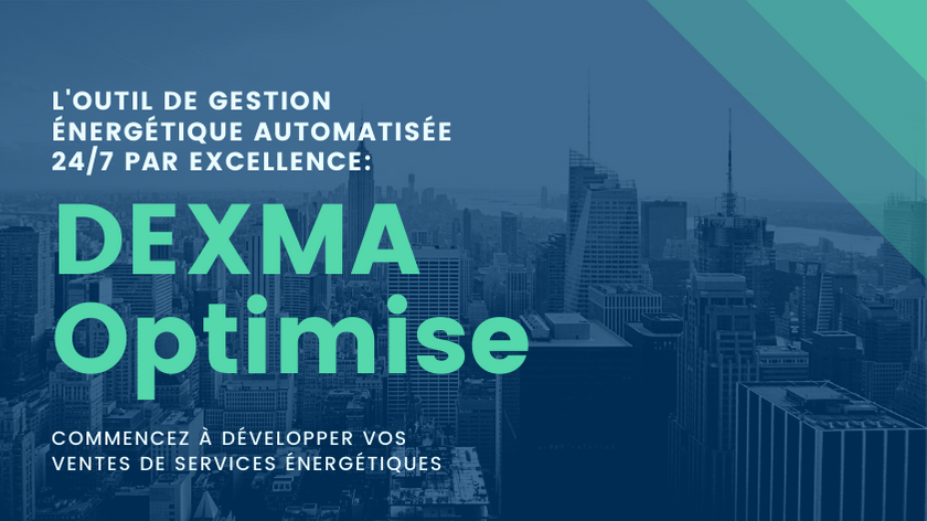 La última novedad en gestión energética automatizada 24/7: DEXMA Optimise