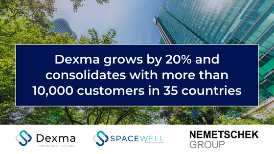 Dexma consolidates with more than 10.000 clients in 35 countries