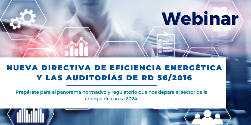 Nuevo Webinar sobre directiva de eficiencia energética y auditorias 2024